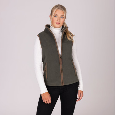 Gilet in pile Core Shires Aubrion Verde