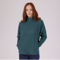 Pile con zip a un quarto Equestrian Shires Aubrion Timo Verde