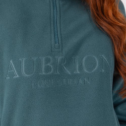Pile con zip a un quarto Equestrian Shires Aubrion Timo Verde Pile con zip a un quarto Equestrian Shires Aubrion Timo Verde