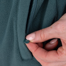 Pile con zip a un quarto Equestrian Shires Aubrion Timo Verde Pile con zip a un quarto Equestrian Shires Aubrion Timo Verde