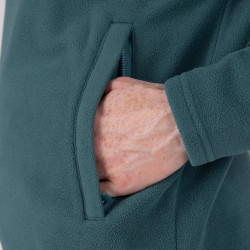Pile con zip a un quarto Equestrian Shires Aubrion Timo Verde Pile con zip a un quarto Equestrian Shires Aubrion Timo Verde