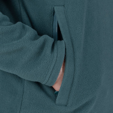 Pile con zip a un quarto Equestrian Shires Aubrion Timo Verde Pile con zip a un quarto Equestrian Shires Aubrion Timo Verde