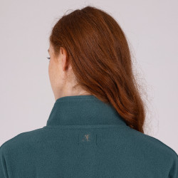 Pile con zip a un quarto Equestrian Shires Aubrion Timo Verde Pile con zip a un quarto Equestrian Shires Aubrion Timo Verde