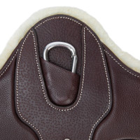 Cinghia con ramponi Shires Velociti Lusso Elite Avana Marrone