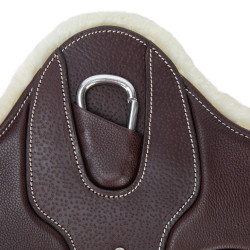 Cinghia con ramponi Shires Velociti Lusso Elite Avana Marrone