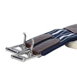 Cinghia con ramponi Shires Velociti Lusso Elite Avana Marrone