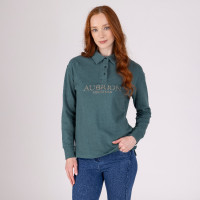 Felpa con bottoni Equestrian Shires Aubrion Timo Verde
