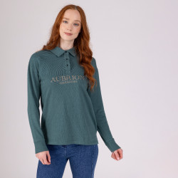 Felpa con bottoni Equestrian Shires Aubrion Timo Verde