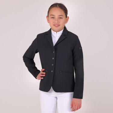 Giacca da gara Optima Gx giovane cavaliere Shires Aubrion Nero Giacca da gara Optima Gx giovane cavaliere Shires Aubrion Nero