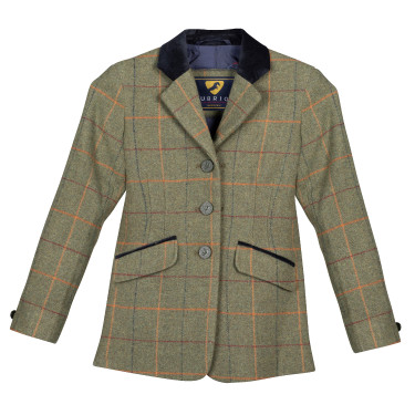 Giacca Saratoga bambino Shires Aubrion Quadretti rosso / giallo / blu Motivi