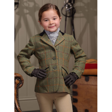 Giacca Saratoga bambino Shires Aubrion Quadretti rosso / giallo / blu Motivi
