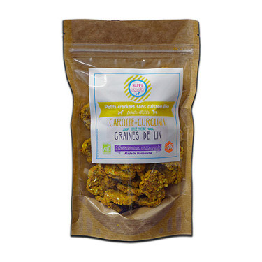 Crackers ai semi di lino per cani Happy Crackers