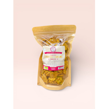 Crackers ai semi di lino Happy Crackers carota curcuma