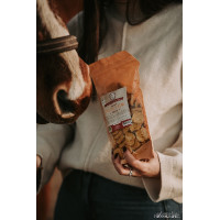 Crackers ai semi di lino Happy Crackers carota curcuma