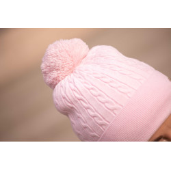 Cappellino Pénélope Virgie donna Rosa pallido