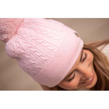 Cappellino Pénélope Virgie donna Rosa pallido
