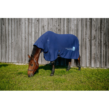Coperta Cool&dry Equithème Fresh Combo Marina Blu marino Coperta Cool&dry Equithème Fresh Combo Marina Blu marino