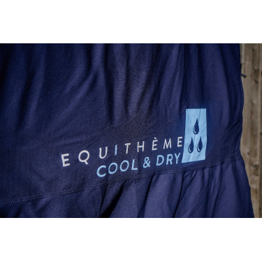 Coperta Cool&dry Equithème Fresh Combo Marina Blu marino Coperta Cool&dry Equithème Fresh Combo Marina Blu marino