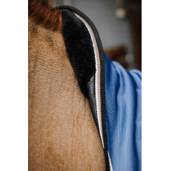 Coperta Equithème Tyrex Aisance 1200D High Neck Blu cobalto