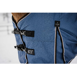 Coperta Equithème Tyrex Aisance 1200D High Neck Blu cobalto