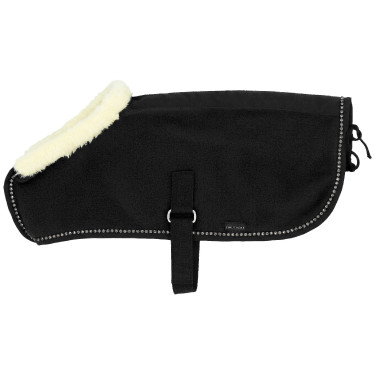 Mini coperta in pile Pony Academy Nero