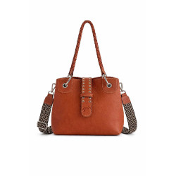 Borsa Pénélope Zabelia Cognac Marrone