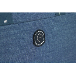 Borsa da weekend Je t'aime Equithème Denim Blu Borsa da weekend Je t'aime Equithème Denim Blu