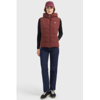 Gilet senza maniche da donna Harcour Cinderella Vite Bordeaux
