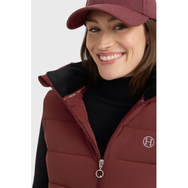 Gilet senza maniche da donna Harcour Cinderella Vite Bordeaux Gilet senza maniche da donna Harcour Cinderella Vite Bordeaux