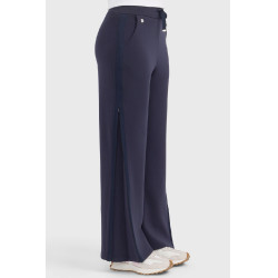 Pantaloni in maglia Harcour Clarisse donna Marina Blu marino