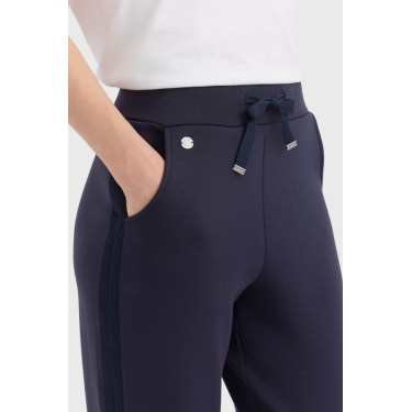 Pantaloni in maglia Harcour Clarisse donna Marina Blu marino