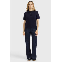 Polo in maglia Harcour Cherry donna Marina Blu marino