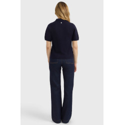 Polo in maglia Harcour Cherry donna Marina Blu marino