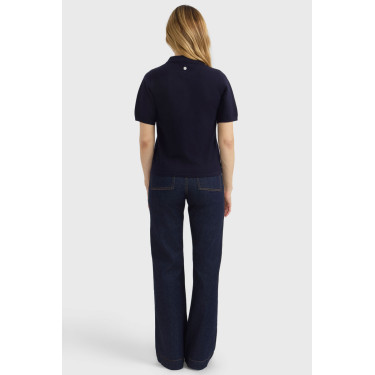 Polo in maglia Harcour Cherry donna Marina Blu marino