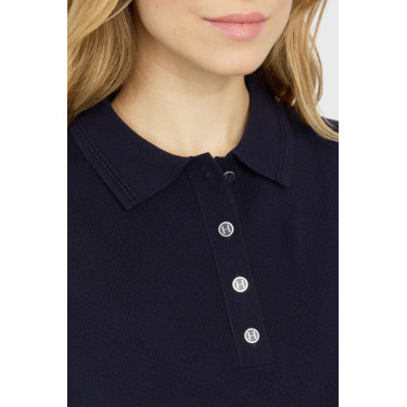 Polo in maglia Harcour Cherry donna Marina Blu marino