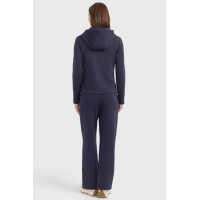 Felpa con zip Harcour Clarianne donna Marina Blu marino