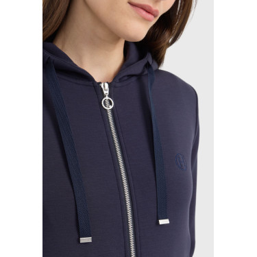 Felpa con zip Harcour Clarianne donna Marina Blu marino Felpa con zip Harcour Clarianne donna Marina Blu marino