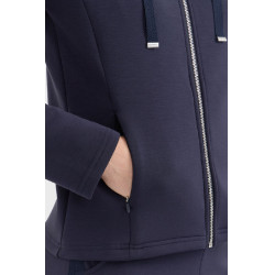 Felpa con zip Harcour Clarianne donna Marina Blu marino Felpa con zip Harcour Clarianne donna Marina Blu marino
