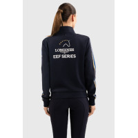 Felpa con zip Budapest Unisex EEF x Harcour Marina Blu marino