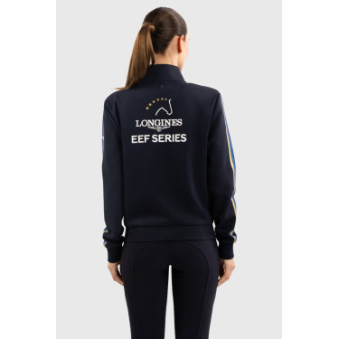 Felpa con zip Budapest Unisex EEF x Harcour Marina Blu marino