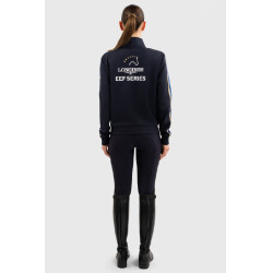 Felpa con zip Budapest Unisex EEF x Harcour Marina Blu marino