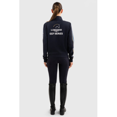 Felpa con zip Budapest Unisex EEF x Harcour Marina Blu marino
