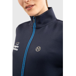 Felpa con zip Budapest Unisex EEF x Harcour Marina Blu marino