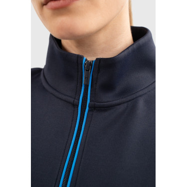 Felpa con zip Budapest Unisex EEF x Harcour Marina Blu marino