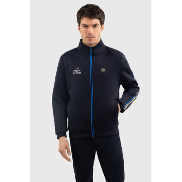 Felpa con zip Budapest Unisex EEF x Harcour Marina Blu marino