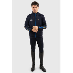 Felpa con zip Budapest Unisex EEF x Harcour Marina Blu marino