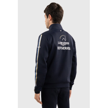 Felpa con zip Budapest Unisex EEF x Harcour Marina Blu marino