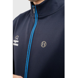 Felpa con zip Budapest Unisex EEF x Harcour Marina Blu marino