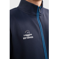 Felpa con zip Budapest Unisex EEF x Harcour Marina Blu marino
