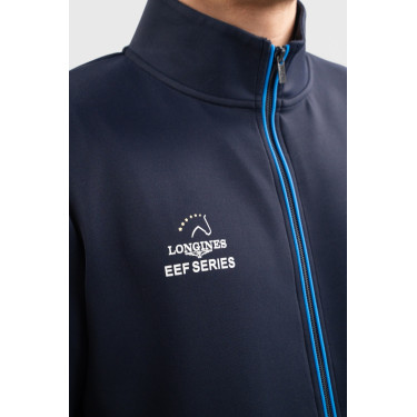 Felpa con zip Budapest Unisex EEF x Harcour Marina Blu marino